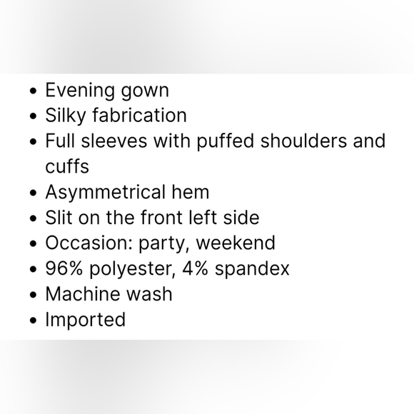 Spring + Mercer Long Satin Dress - Picture 4 of 7